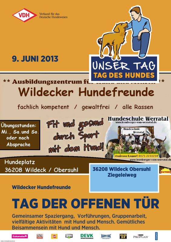 Poster Tag des Hundes 2013